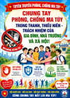 Chung tay phòng, chống ma túy trong thanh, thiếu niên — Vì tương lai an toàn, lành mạnh!