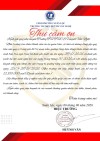Thư cảm ơn quý phụ huynh Trường TH-THCS Huỳnh Văn Nghệ về việc ủng hộ mua sắm, trang bị giường tầng cho học sinh ngủ trưa (Bán trú)
