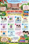 Nội quy thư viện Trường TH-THCS Huỳnh Văn Nghệ và thông điệp lan toả văn hoá đọc sách trong nhà trường!