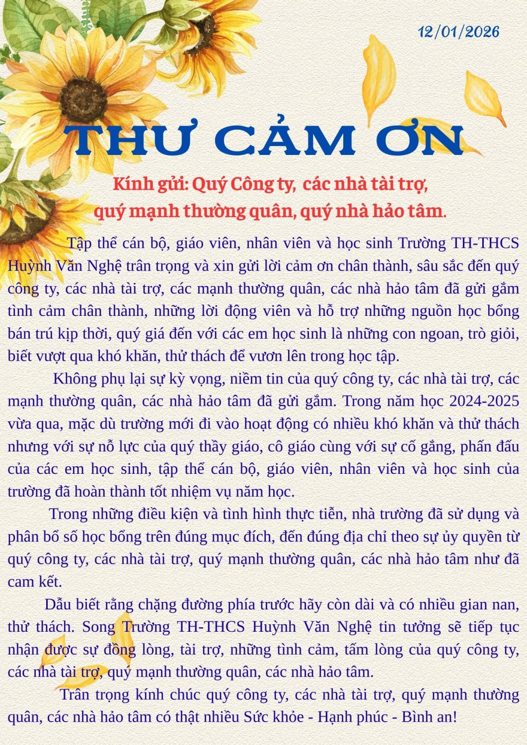 Thu cám ơn