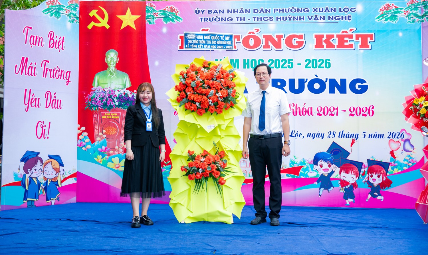 Lễ Tổng kết năm học 2025-2026 và Lễ ra trường cho học sinh khối 5 niên khóa 2021-2026.